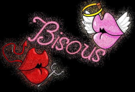 bisous ange démon